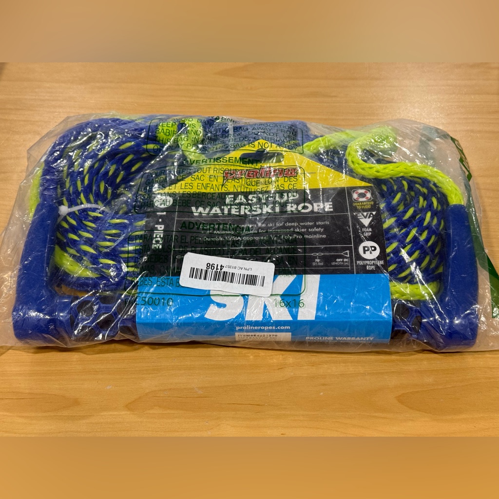 Proline Easy Up Waterski Rope 75ft BlueVolt Brand New